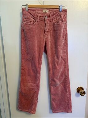 Anthropologie Pilcro pink corduroy pants size 28